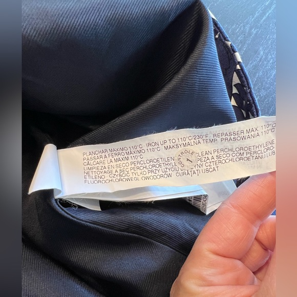 Zara Blue A-Line Dress - Picture 13 of 15